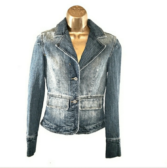 R4R JEANS Denim Jacket Size Small - Picture 6 of 6